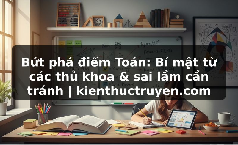 Truyện Tranh Bứt phá điểm Toán: Bí mật từ các thủ khoa & sai lầm cần tránh | kienthuctruyen.com