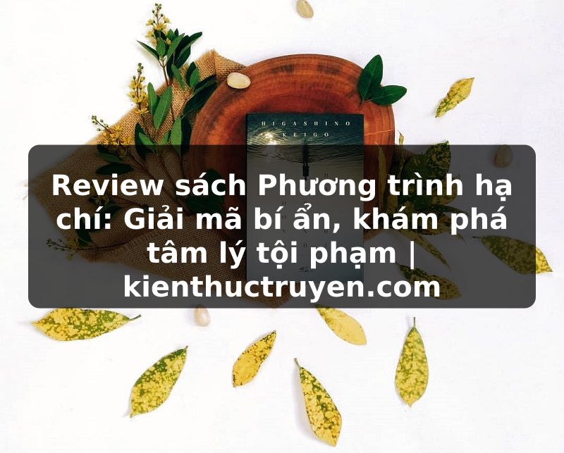 Truyện Tranh Review sách Phương trình hạ chí: Giải mã bí ẩn, khám phá tâm lý tội phạm | kienthuctruyen.com