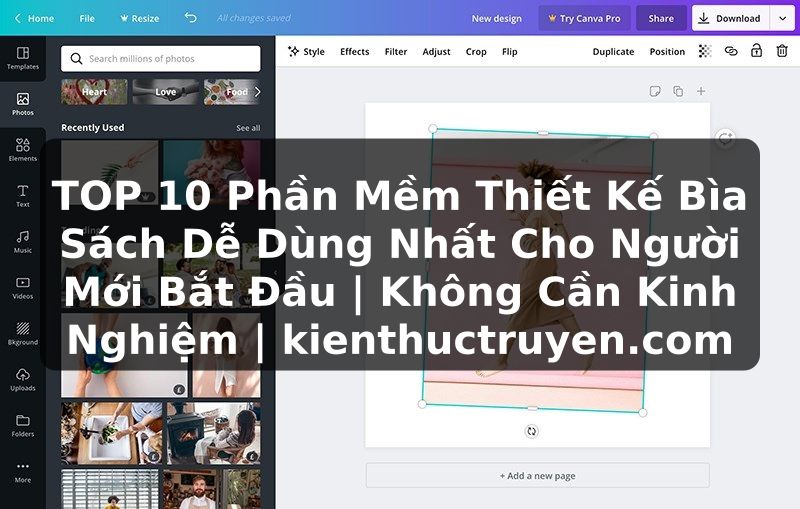 Truyện Tranh TOP 10 Phần Mềm Thiết Kế Bìa Sách Dễ Dùng Nhất Cho Người Mới Bắt Đầu | Không Cần Kinh Nghiệm | kienthuctruyen.com